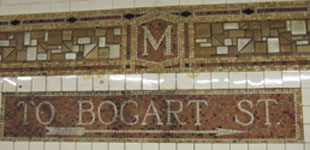 Bogart Street subway mosaic