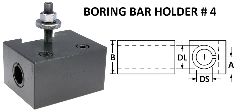 # 4 Boring Bar Holder-300 SERIES