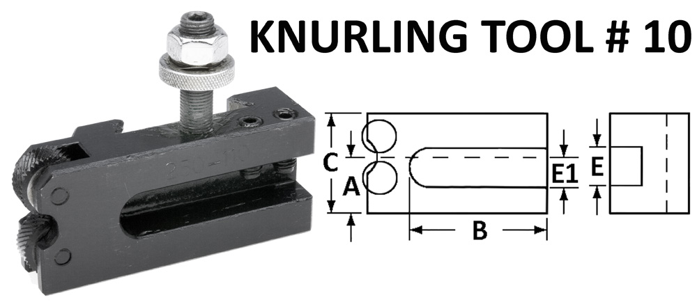 # 10 Knurling Holder-100 SERIES