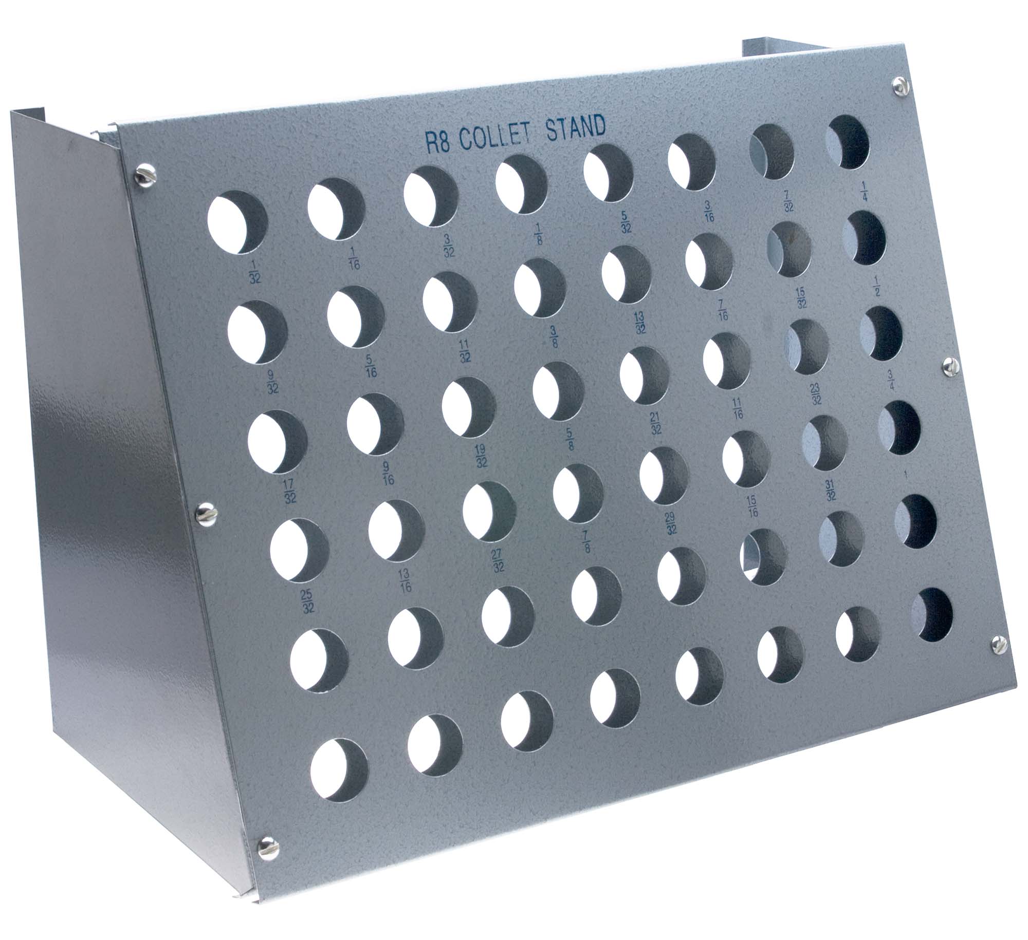 R8 Collet Rack - holds 48 collets R8 Collet Rack - holds 48 collets