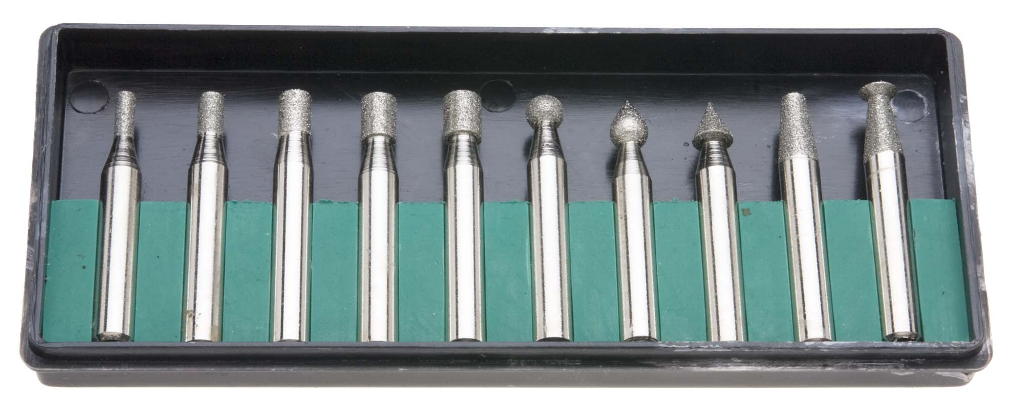 1/4" Shank Diamond Mounted Point Set