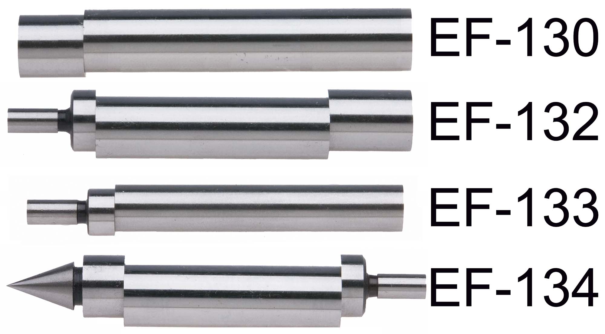 EF-ST  4 Piece Edge Finder Set, includes EF-130,132,133,134