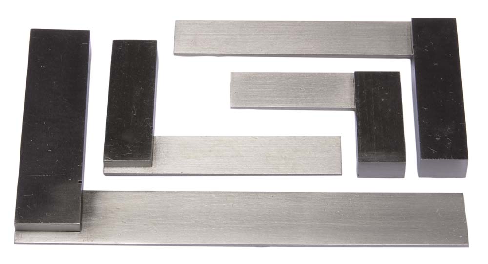 Steel Squares, 4 pcs - 2", 3", 4", 6" Steel Squares, 4 pcs - 2", 3", 4", 6"