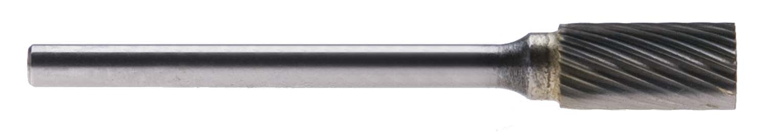 SA-51 - 1/4" Head, 1/8" Shank Single Cut Cylindrical Carbide Burr