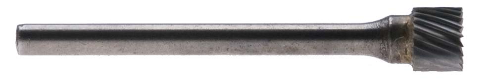 SB-51 - 1/4" Head, 1/8" Shank Single Cut Cylindrical/End Cut Carbide Burr