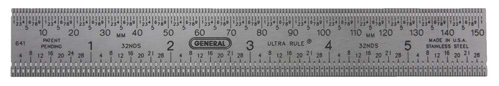 General 641 6" Ultra Rule