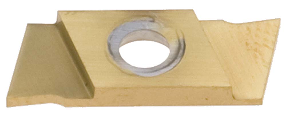 Nikcole GP-1.0-R-L-TIN .039"/1.0mm TIN Groove+ Cut-Off Insert. Mini grooving system.