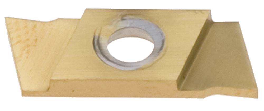 Nikcole GP-1.5-L-N-TIN .059"/1.5mm TIN Groove+ Cut-Off Insert. Mini grooving system.