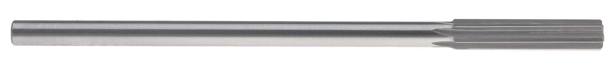 .876 Straight Shank Chucking Reamer, Straight Flute, High Speed Steel