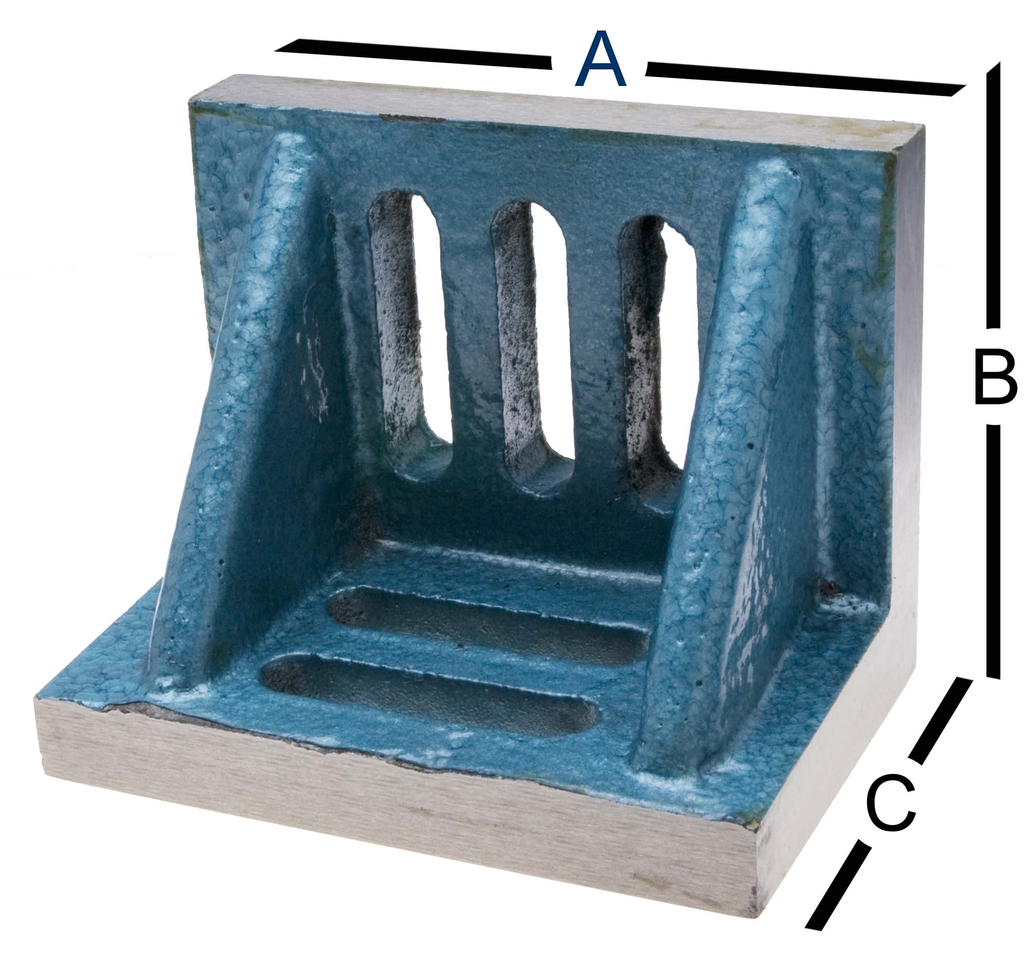 AP-205  9 X 7 X 6 Webbed Angle Plate