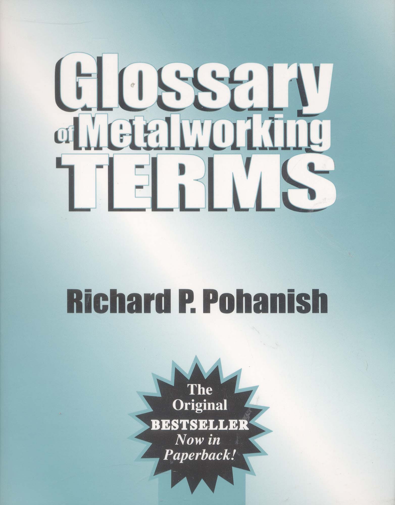 Book-Glossary of Metalworking Terms