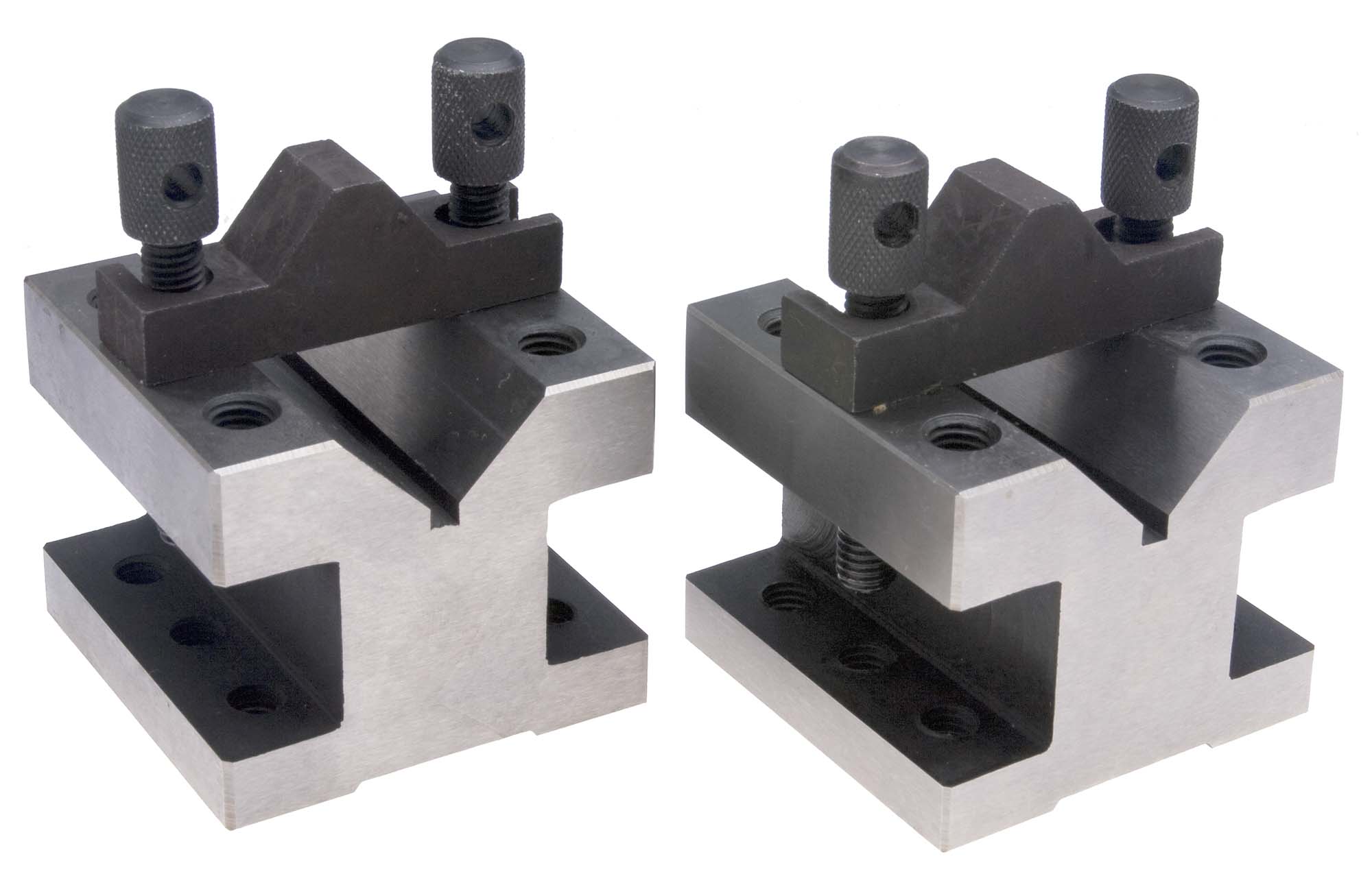 VB-301  1 3/8" Square Pair of Precision Vee Blocks, 19/32" capacity