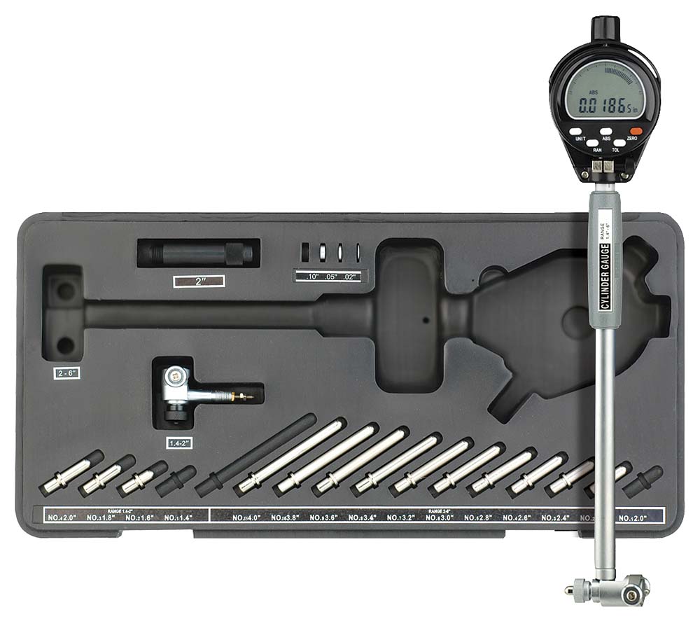 Fowler 54-585-100 Extender-E 1.4-6" Electronic Bore Gage Set