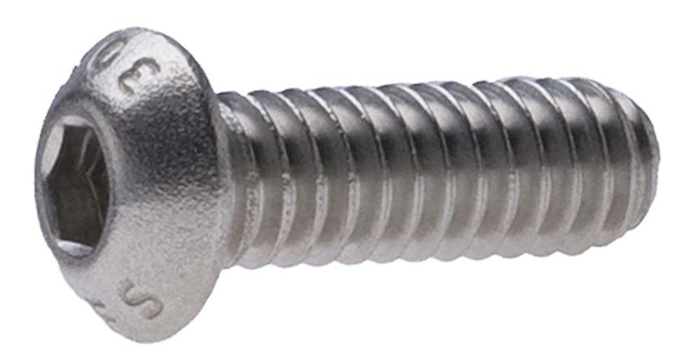 10-24 x 1/2 Stainless Button Head Socket Screws-100 CALL TO SPECIAL ORDER