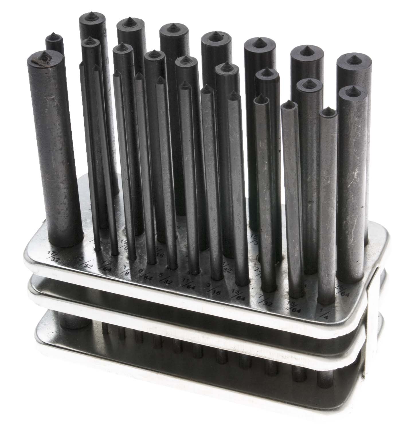TP-11  1/2" to 1" Transfer Punch Set - 33 Pieces