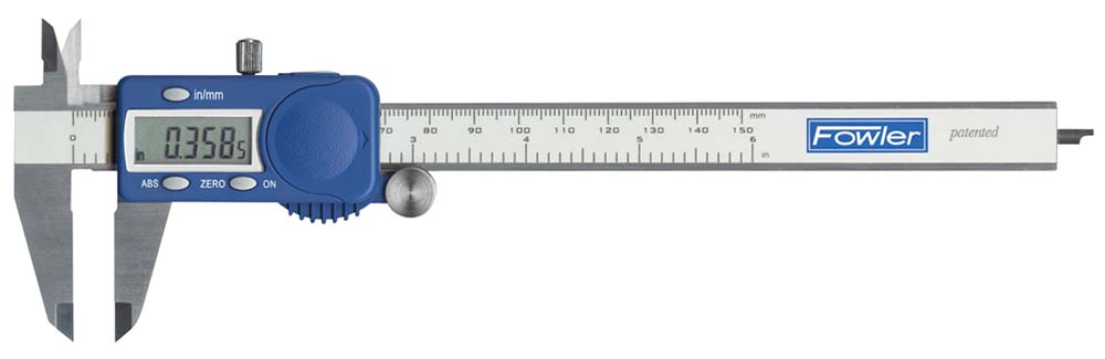 Fowler 54-101-900-1 Xtra-Value 0-12" Electronic Caliper- Large Display