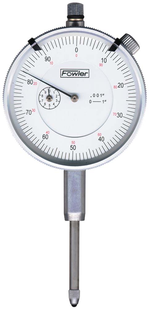 Fowler 52-520-110, 1"/.001" White Face Dial Indicator