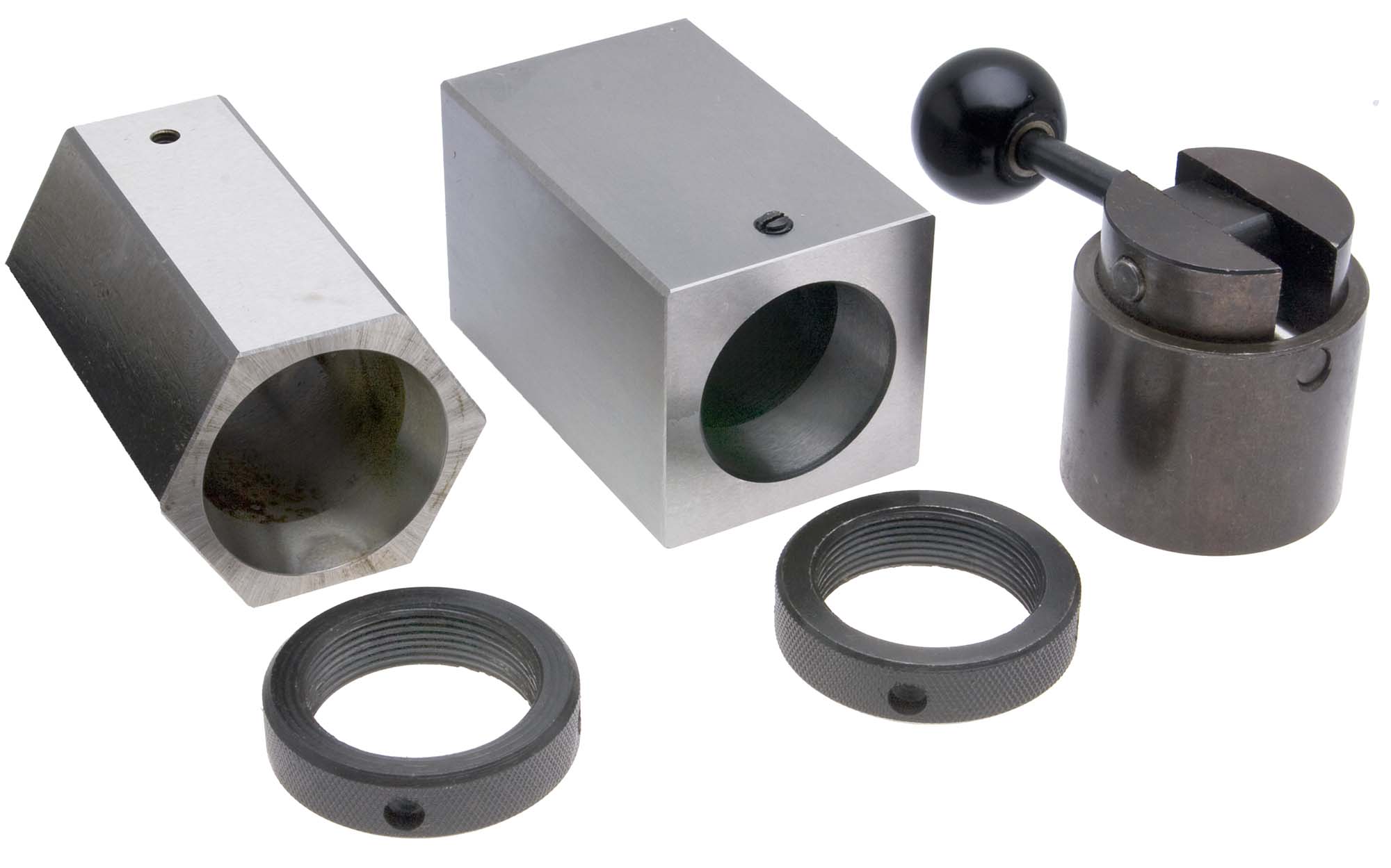 5C-CB 5C Collet Block Set - Hex Collet Block, Square Collet Block and Collet Closer