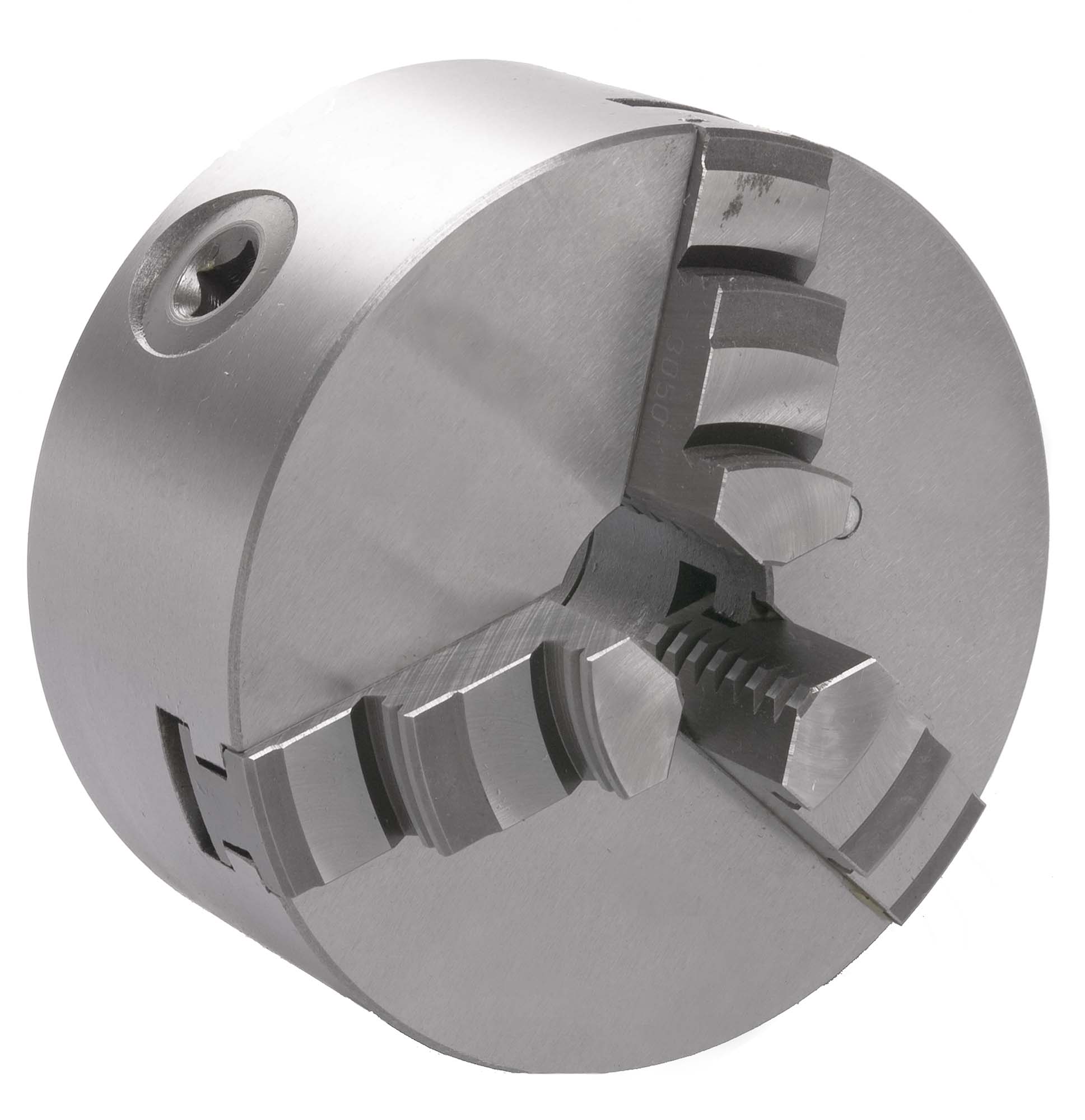 ECC-3   3" M290 3-Jaw Plain Back Universal Chuck with inside jaws and outside jaws