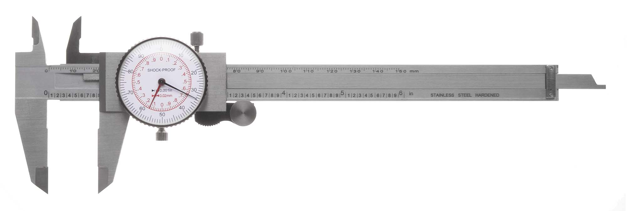 DCH-6EM  6" Capacity Inch/MM  Dial Caliper