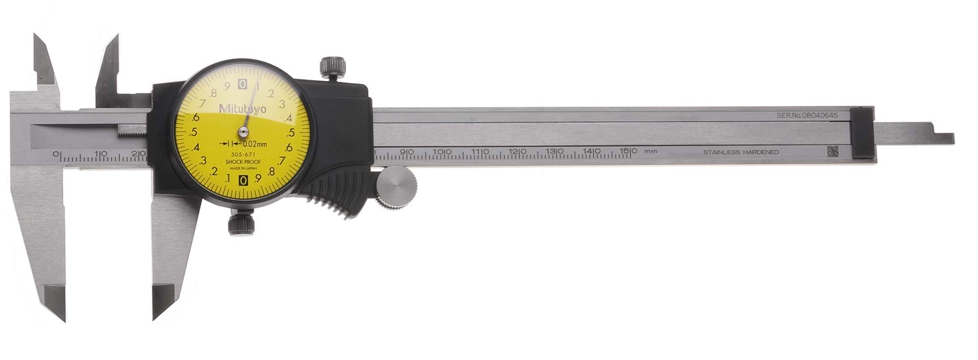 150mm  Mitutoyo 505-730 Dial Caliper