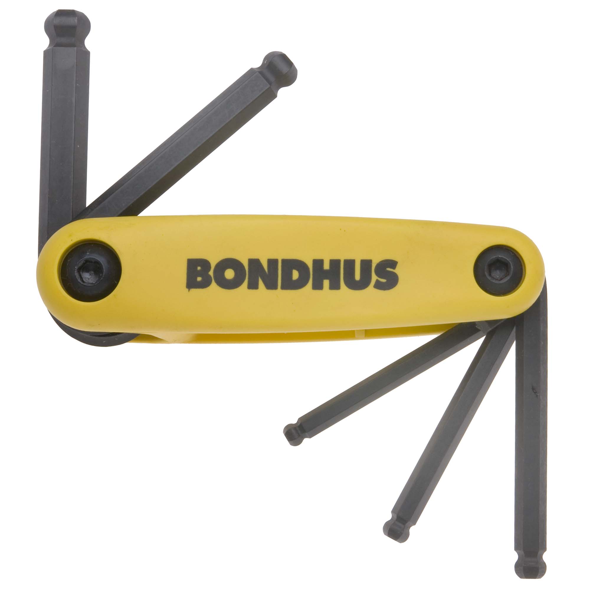 Bondhus 12894 3/16-3/8" Gorilla Grip Fold Up Ball End Hex Key Set