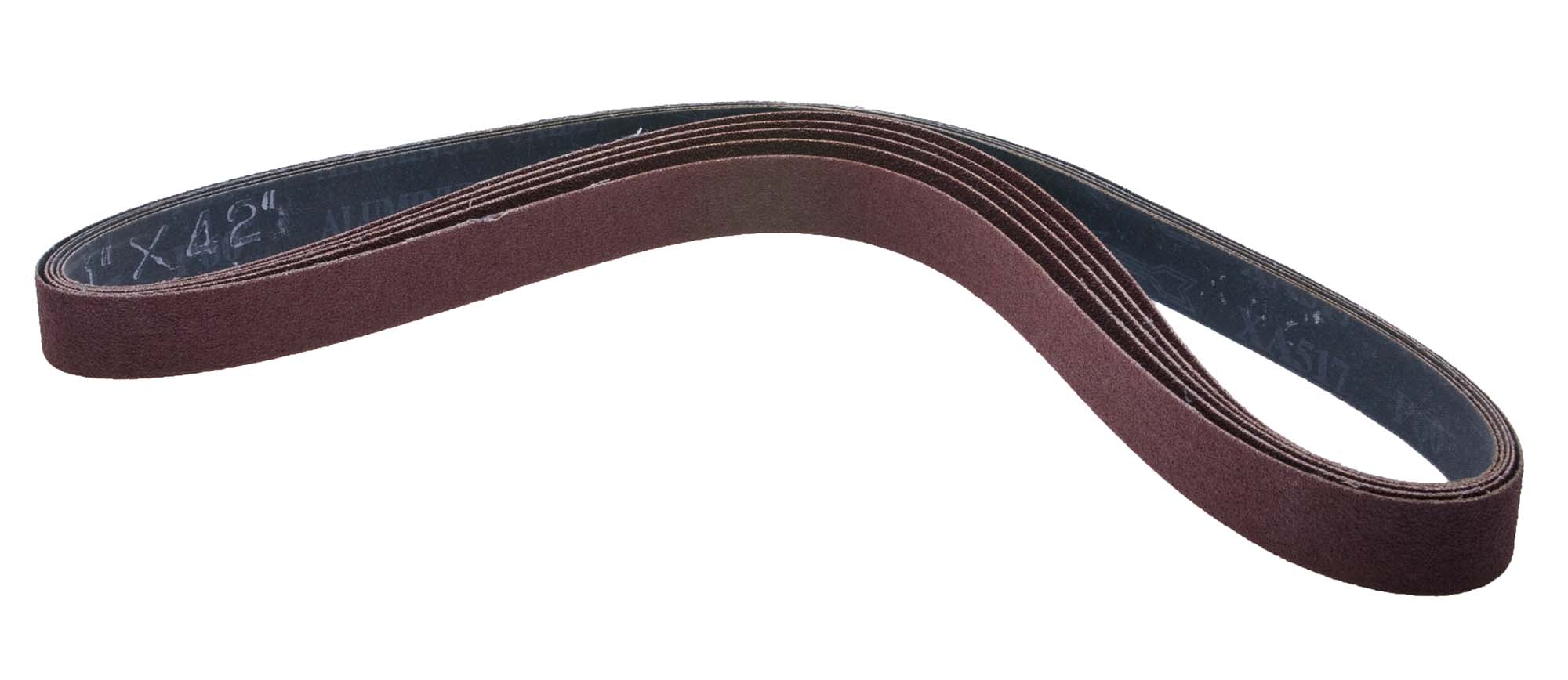 2 x 48" Aloxite Cloth Belts-180 Grit-10 pc