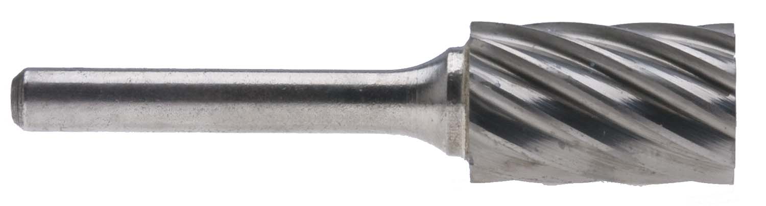 SA-6AL 5/8"  Style A Cylindrical Shape, 1/4" Shank Carbide Burr for Aluminum