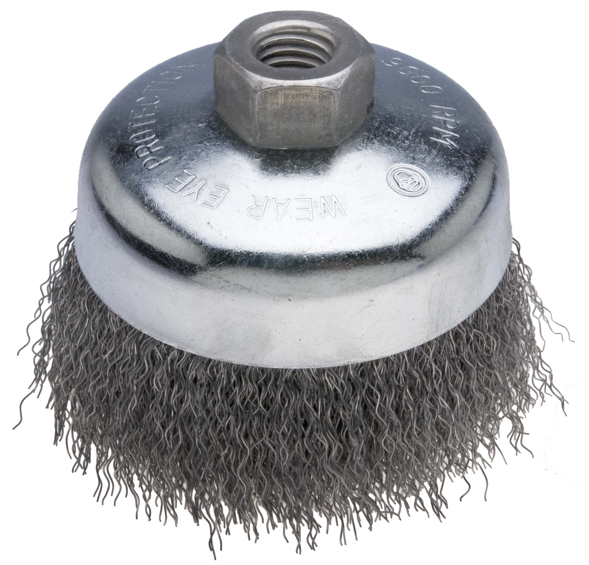 4" X 020 Crimped Anderson Wire Cup Brush 4" X 020 Crimped Anderson Wire Cup Brush