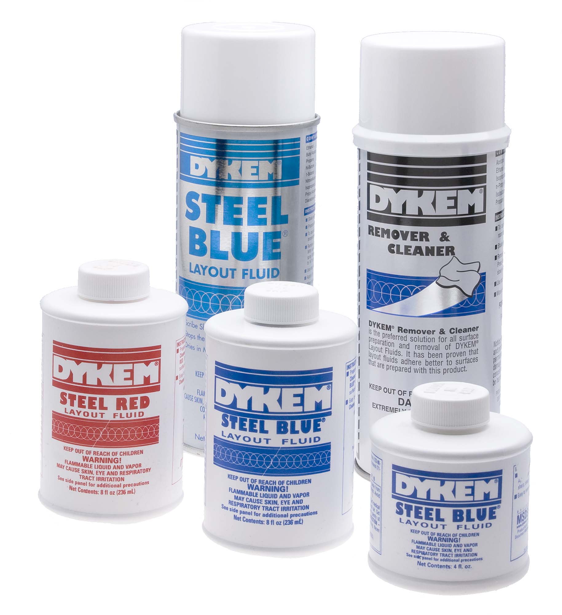 8 oz. Dykem Blue - Brush in Cap