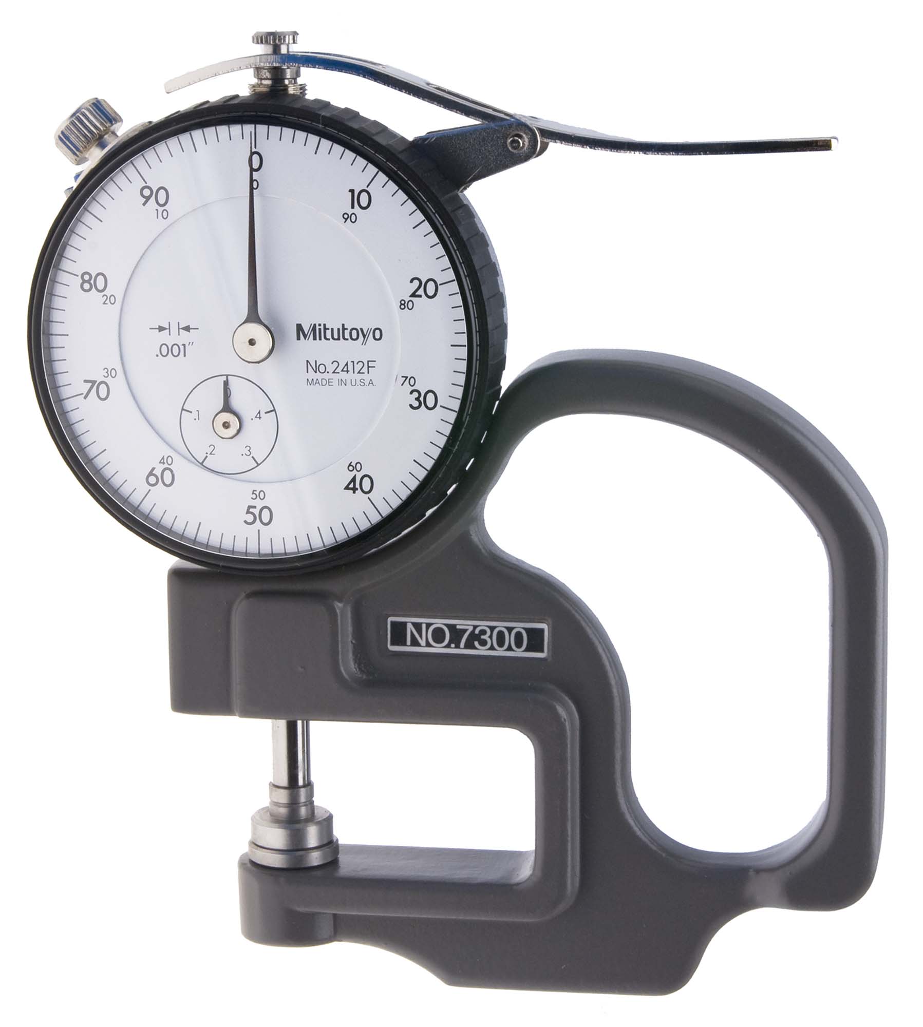 .400" Mitutoyo 7300 Dial Thickness Gage