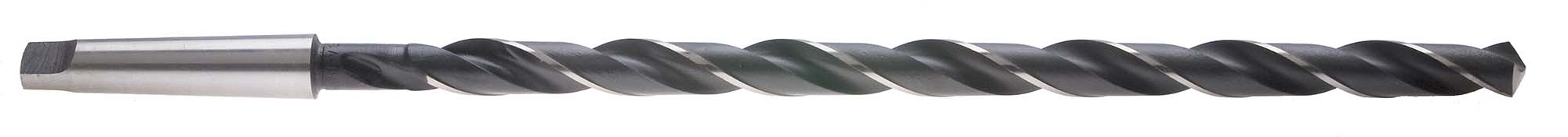 35/64" Extra Long High Speed Steel Taper Shank Drill Bit - 15-7/8 Long