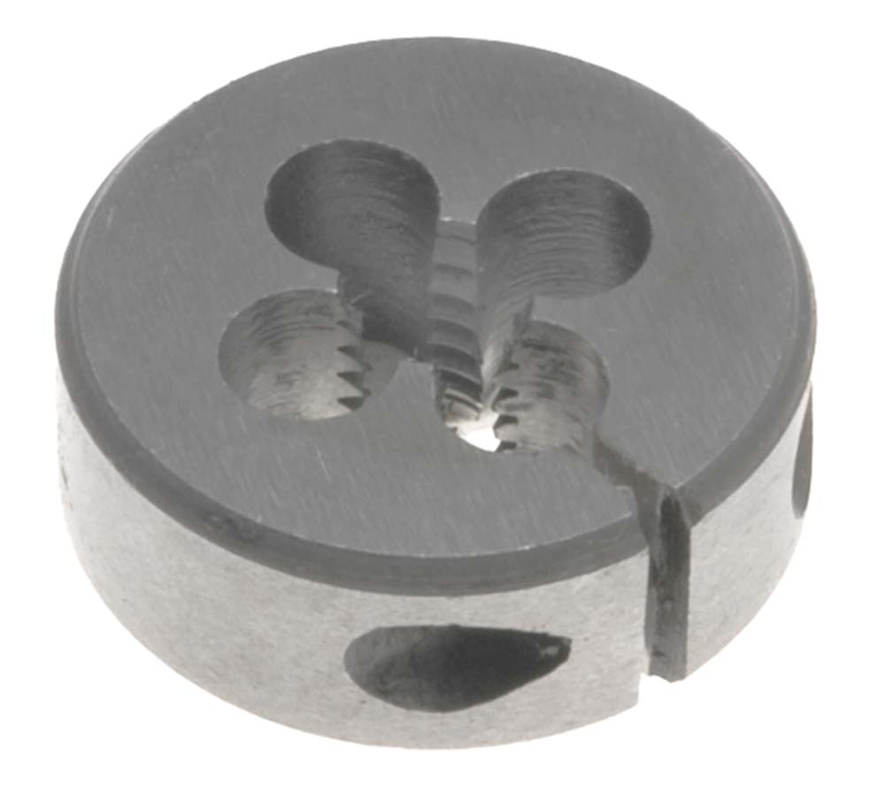 8mm X 1.0 Round Adjustable Die 1" Outside Diameter - High Speed Steel