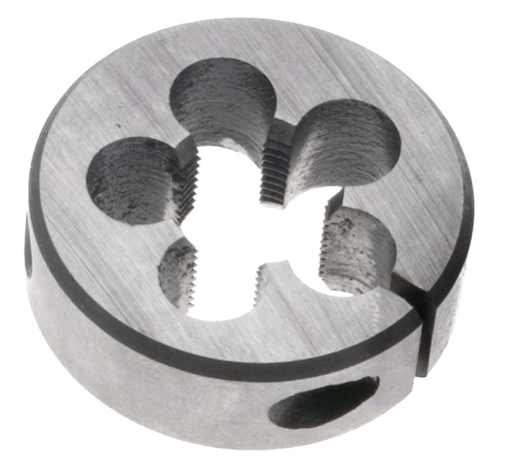 12mm x 1.0  LEFT HAND Round Die, 1" Outside Diameter - High Speed Steel