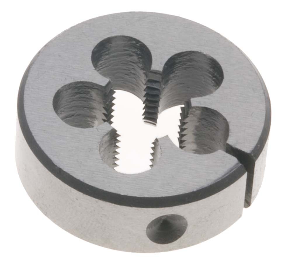 3/8-18 NPT Round Pipe Die, 1-1/2" Outside Diameter - High Speed Steel - National Pipe Taper