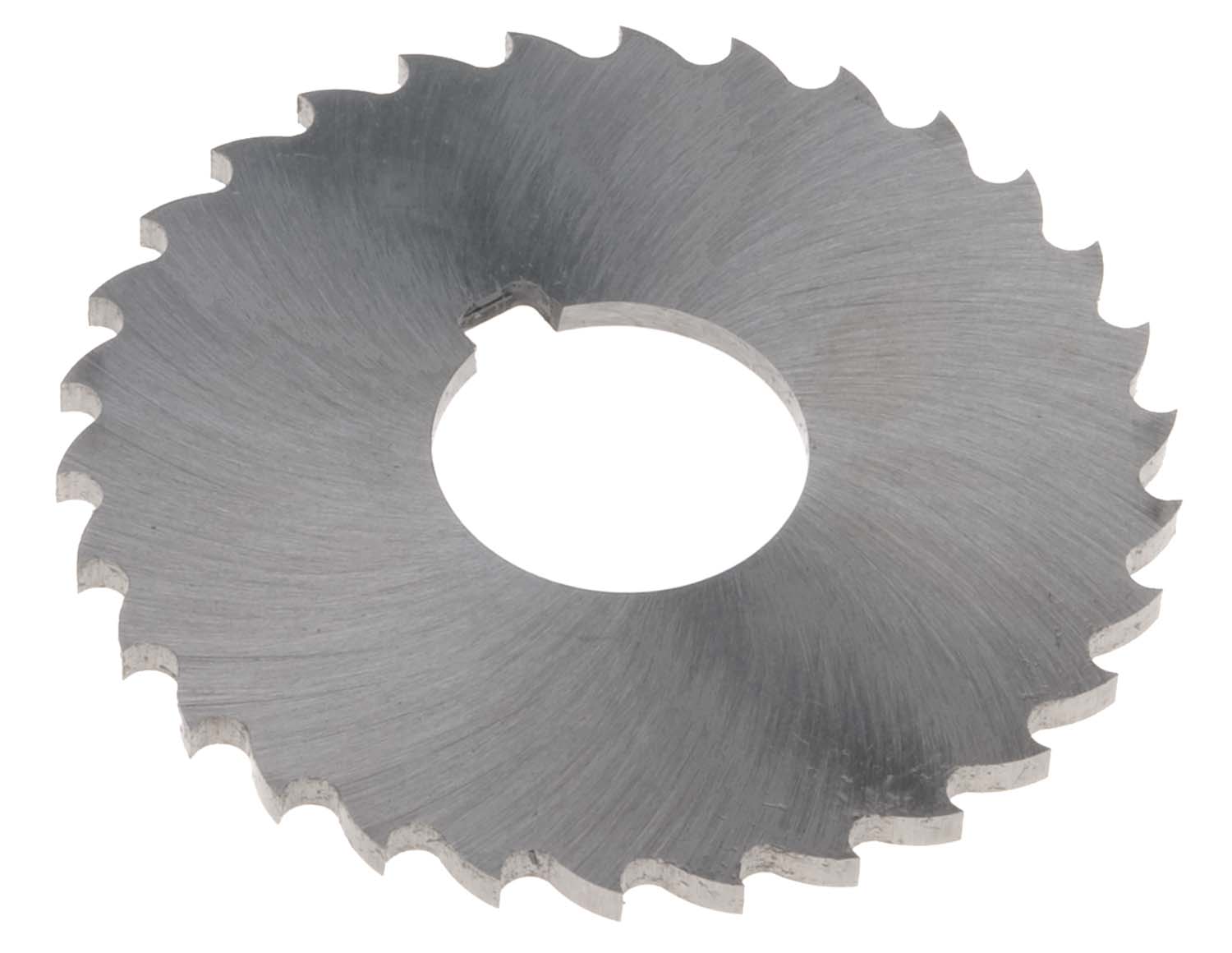 4" OD X 7/64" Thick  X 1" ID Plain Slitting Saw, High Speed Steel