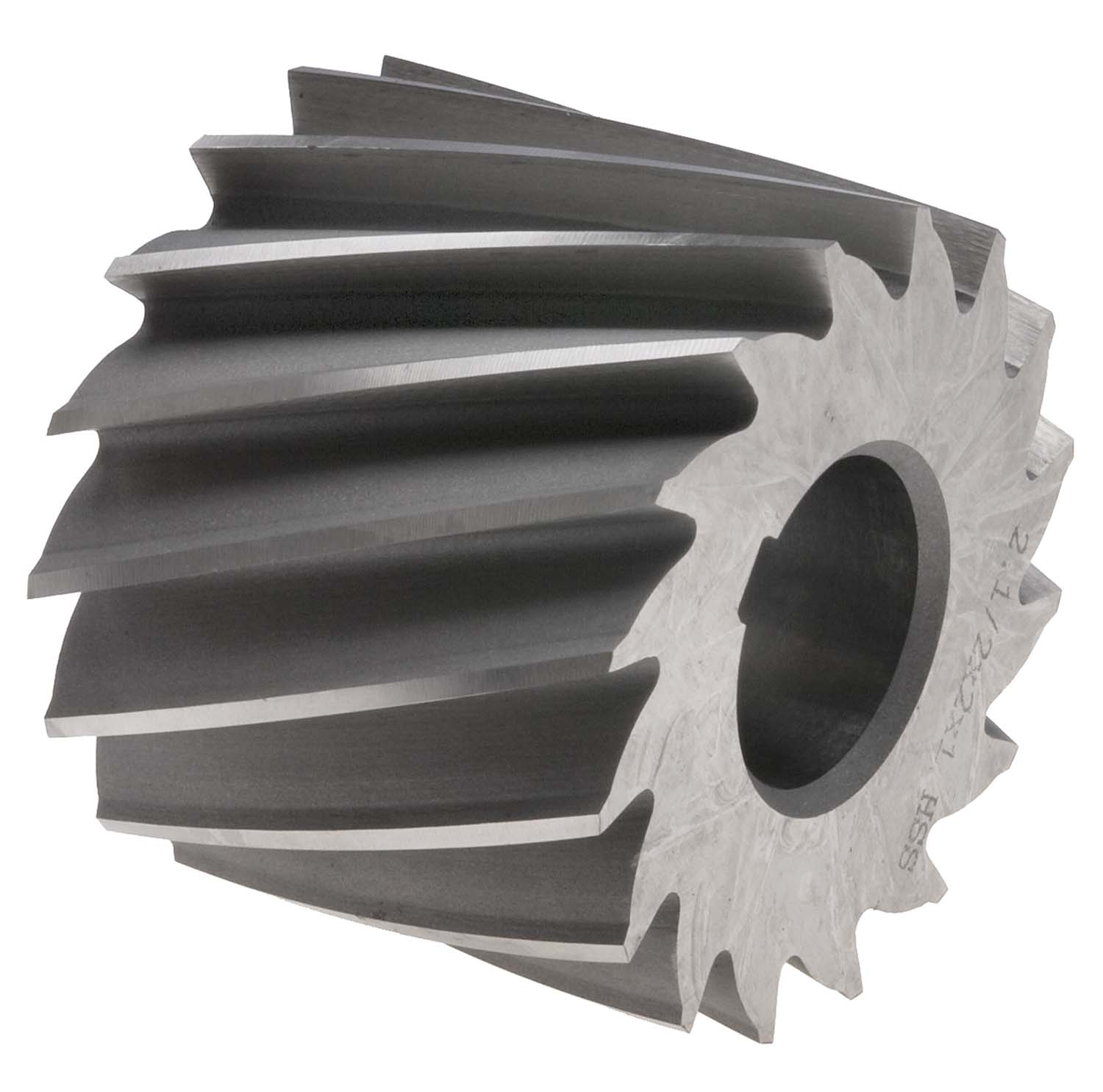 3 X 1-1/4 X 1-1/4 Plain Milling Cutter, High Speed Steel