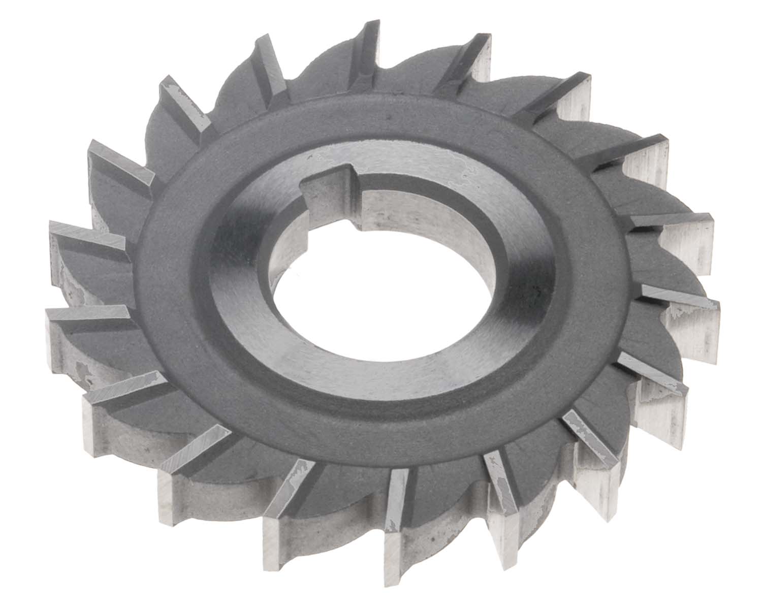 8 x 7/16 x 1" Side Tooth Milling Cutter, High Speed Steel