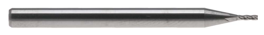 .010" 4 Flute 1/8" Shank Mini Carbide End Mill - Made in USA