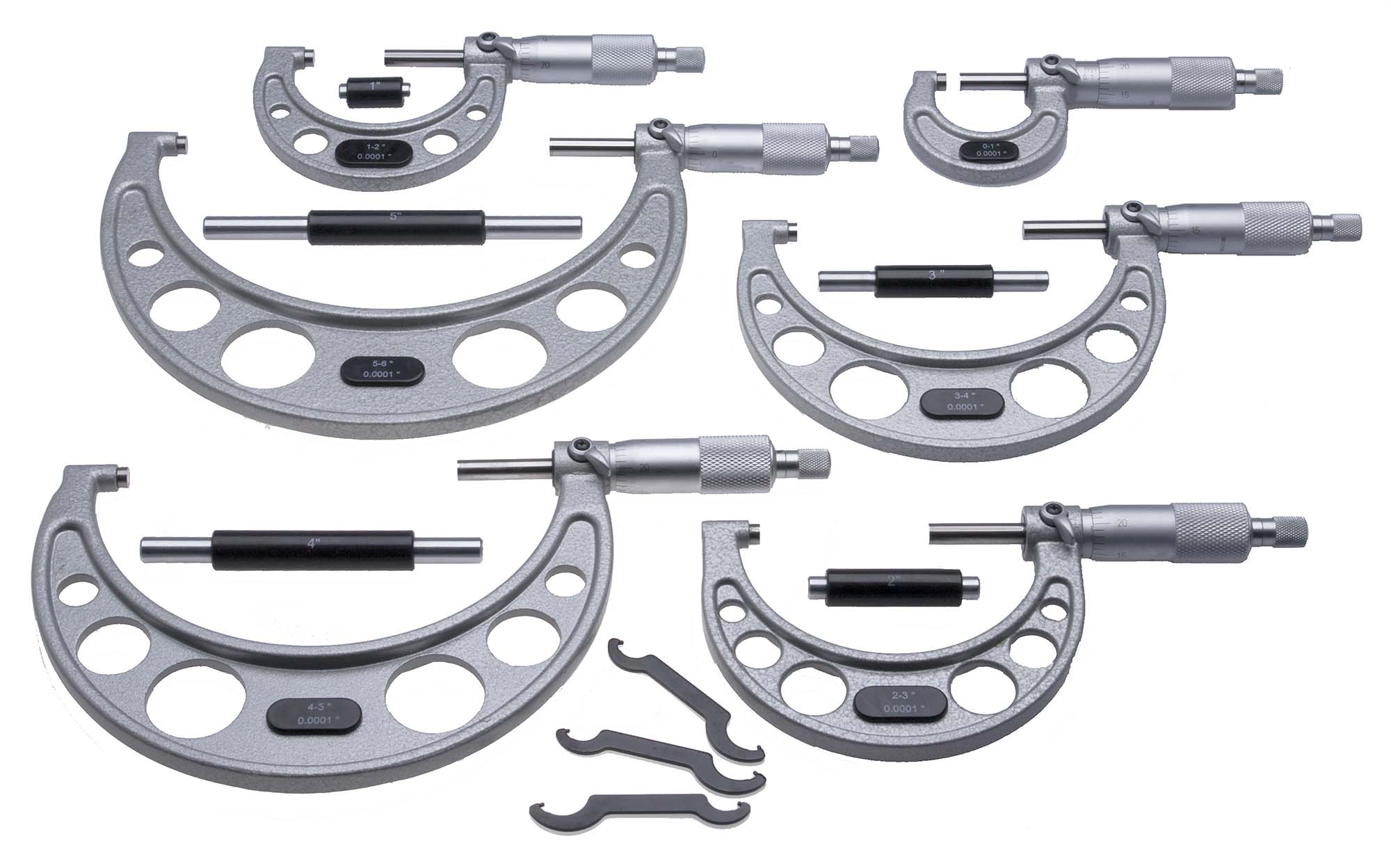 6-12" Mitutoyo 103-909 Micrometer Set