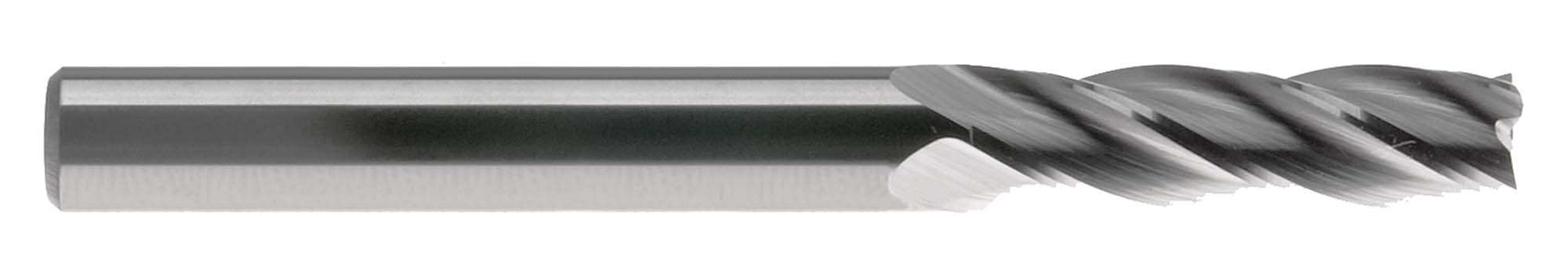 E710-3/8 3/8" 4 Flute Long USA Solid Micrograin Carbide End Mill