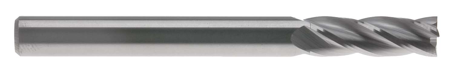 3/16" 4 Flute Single End USA Carbide End Mill - AlTiN Coated