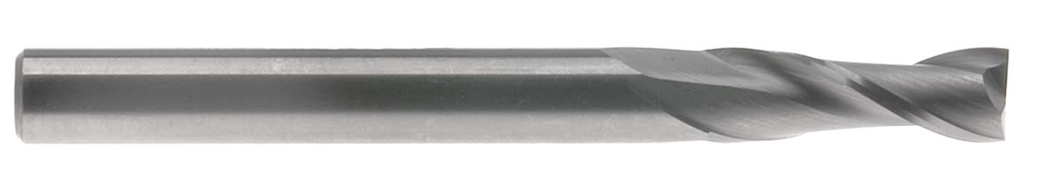 3/32" 2 Flute Single End USA Carbide End Mill, AlTiN Coated