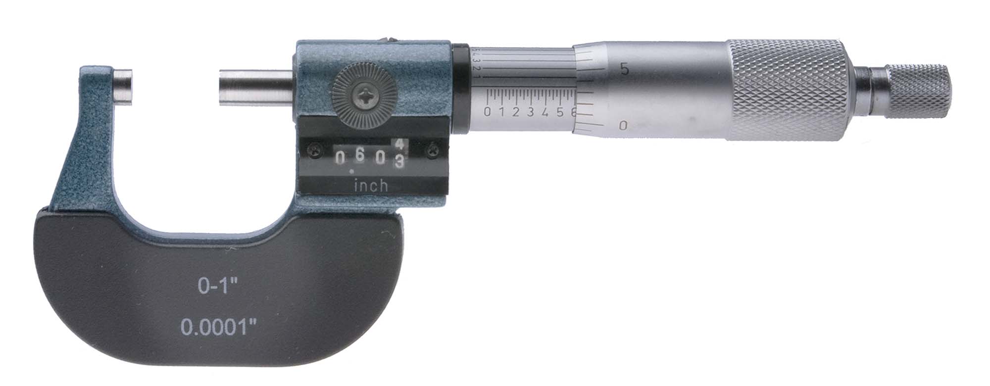 DIG-01  0 - 1" Digital Micrometer, reads .001" on counter