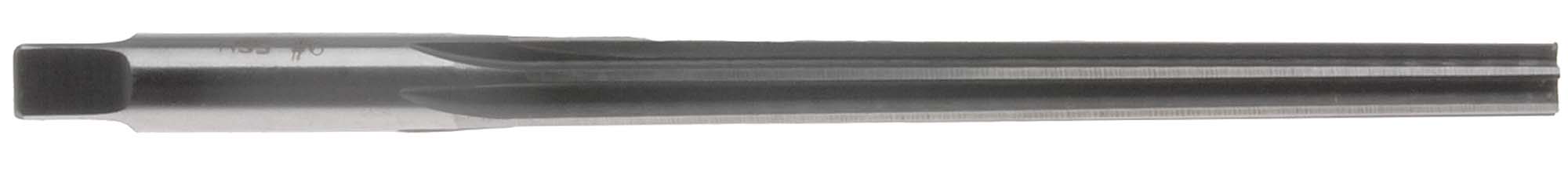 #0 Straight Flute Taper Pin Reamer, High Speed Steel