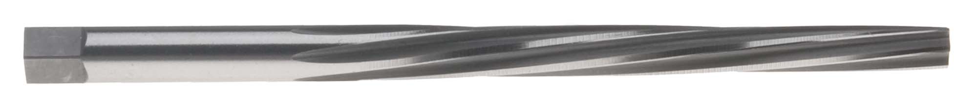 #8 Spiral Flute Taper Pin Reamer, High Speed Steel