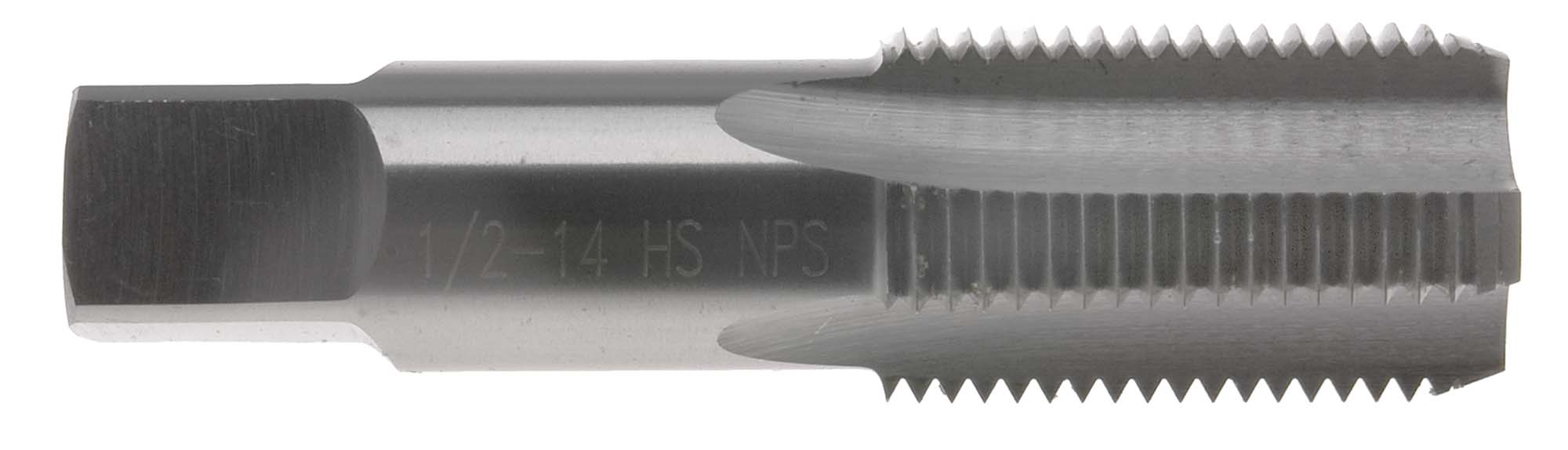 2 1/2"-8 NPS Straight Pipe Tap, High Speed Steel