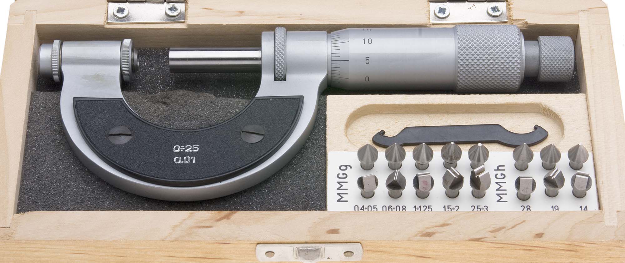0-25mm VIS Screw Thread Micrometer (limited quantity) 0-25mm VIS Screw Thread Micrometer (limited quantity)