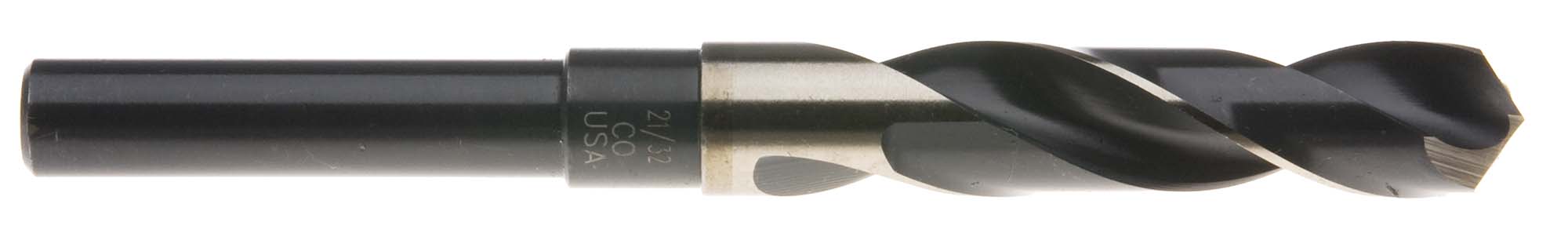 21/32" S and D Drill (1/2" shank) USA Cobalt