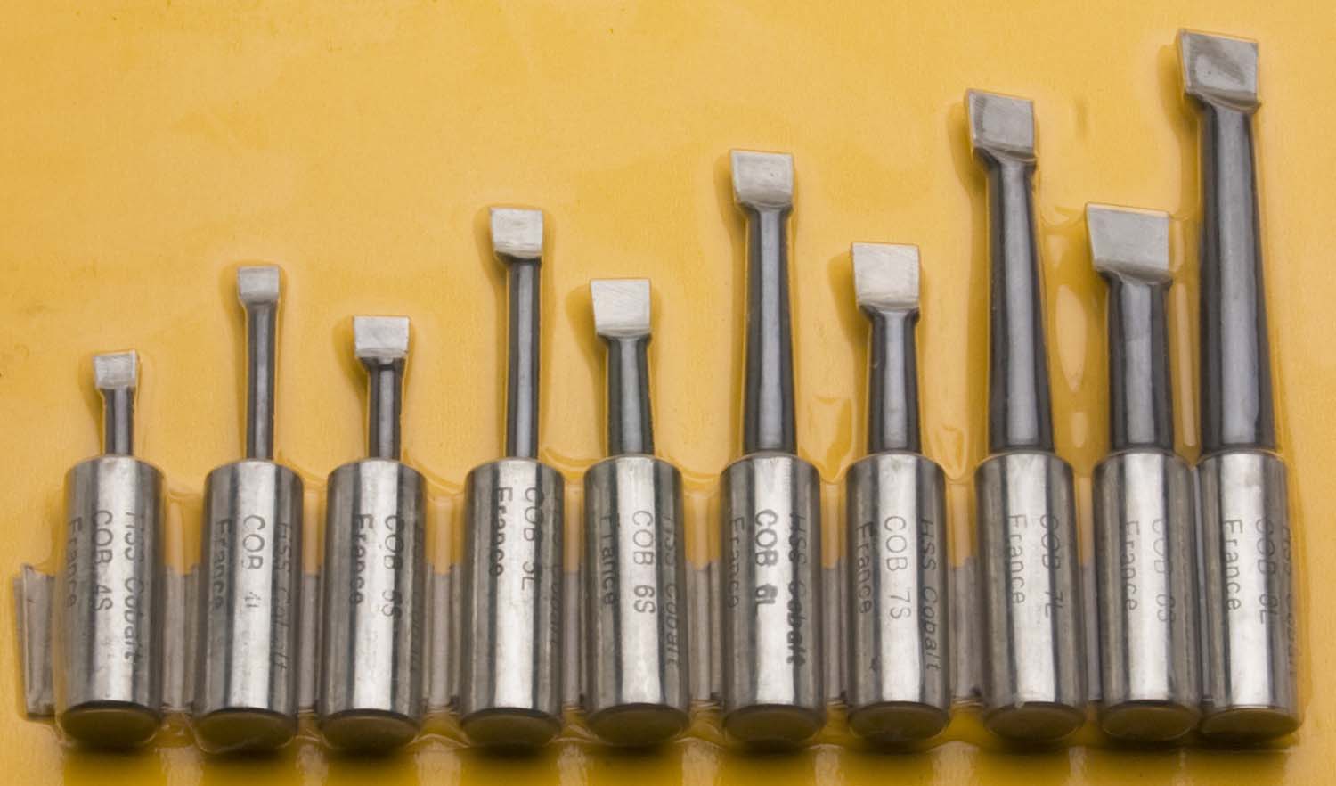10 Piece 1/2"Cobalt Boring Bar Set 10 Piece 1/2"Cobalt Boring Bar Set
